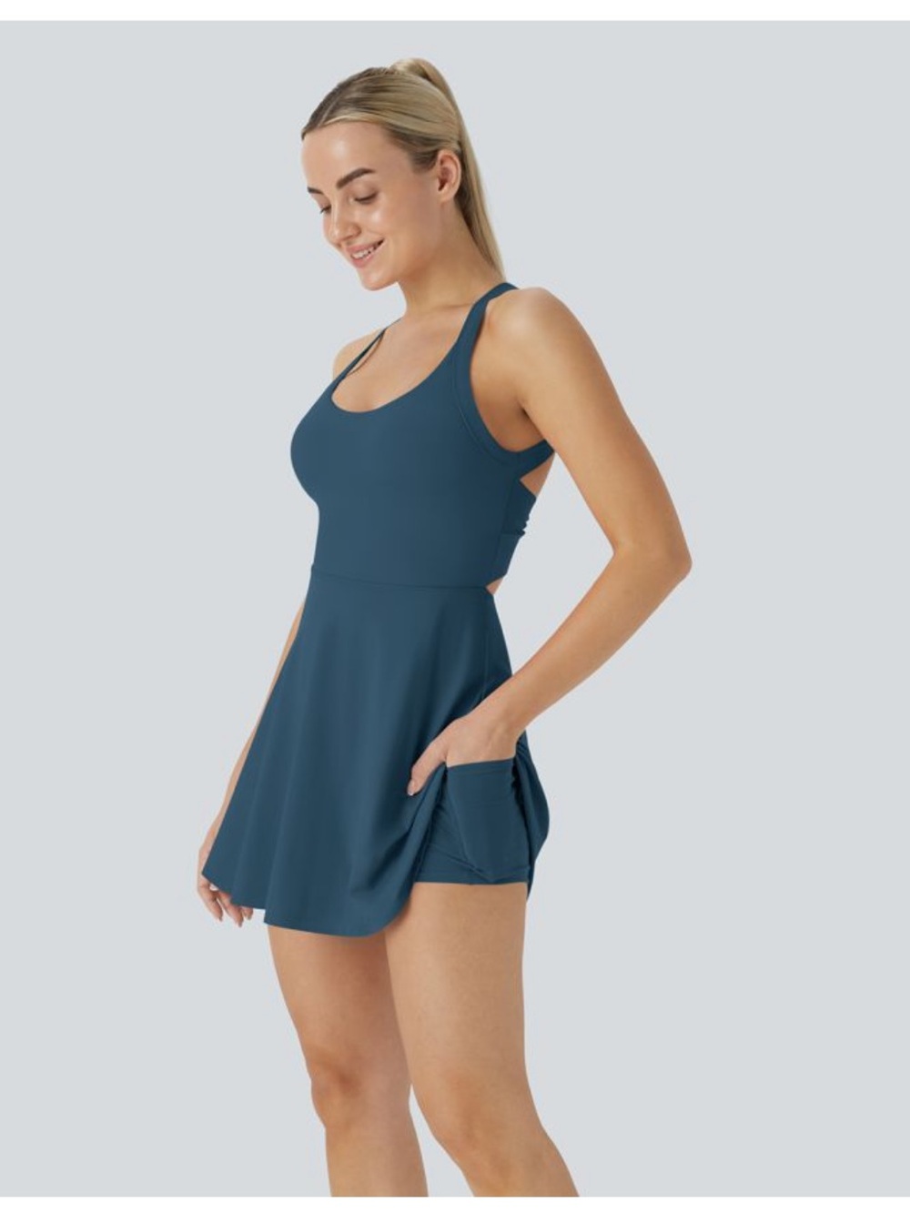 Active Dress in Teal